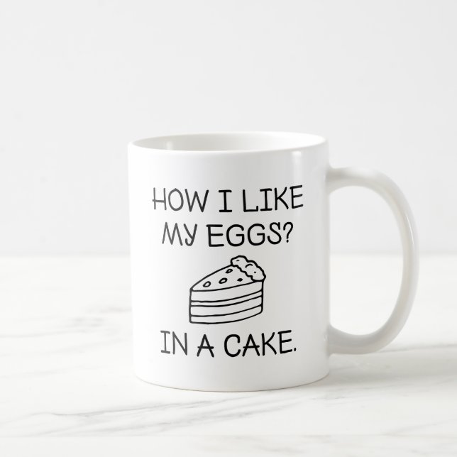 How I Like My Eggs Coffee Mug (Right)