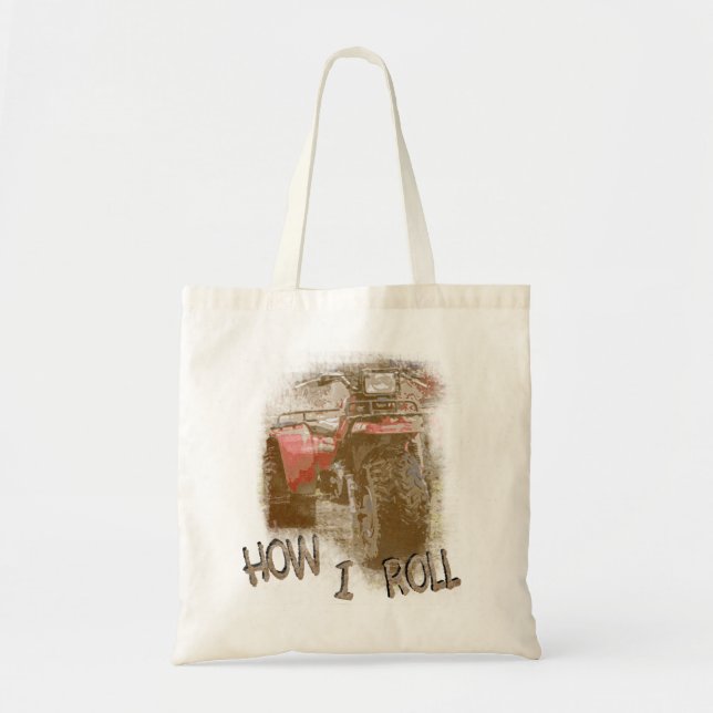 How I Roll - ATC Trike Three Wheeler Tote Bag (Front)