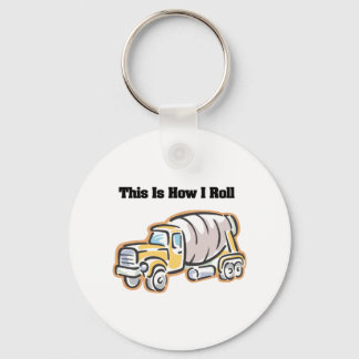 How I Roll (Cement Truck) Keychain