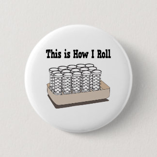 How I Roll Hair Curlers 2 Inch Round Button