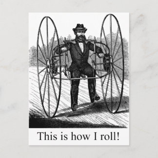 How I Roll Postcard