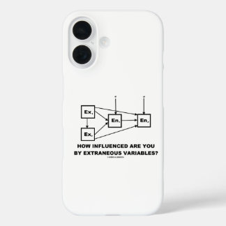 How Influenced Are You By Extraneous Variables? iPhone 16 Case