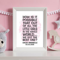How is it possible that of all the little girls