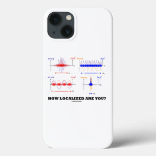 How Localized Are You? Wave Packet Localization iPhone 13 Case