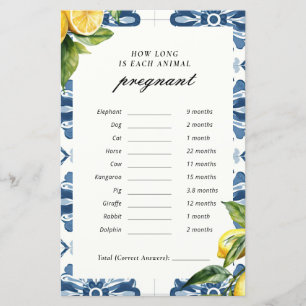 How Long Each Animal Pregnant Positano Baby Game