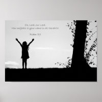 How Majestic is Your Name Poster