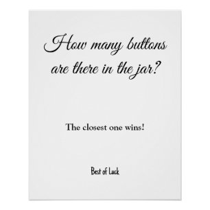 how many buttons are there in the jar baby shower poster