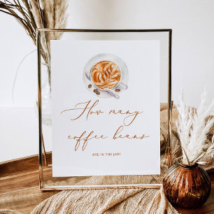 How many coffee beans are in the jar poster