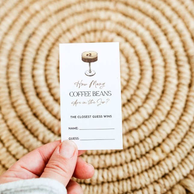 How Many Coffee Beans Game Enclosure Card (Creator Uploaded)