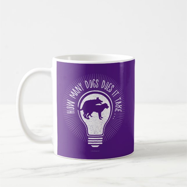 How Many Dogs Does It Take? Coffee Mug (Left)