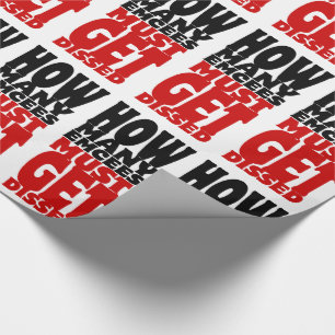 How Many Emcees Must Get Dissed Wrapping Paper