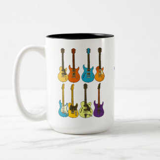How many guitars do I need?  (just one more) Two-Tone Coffee Mug