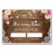 How Many Kisses Rustic Bridal Shower Game Card