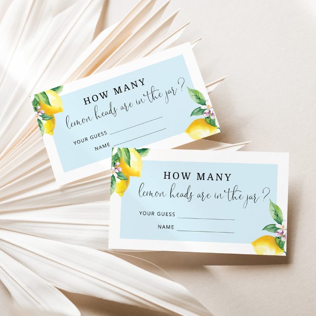 How many lemon heads enclosure card (Creator Uploaded)