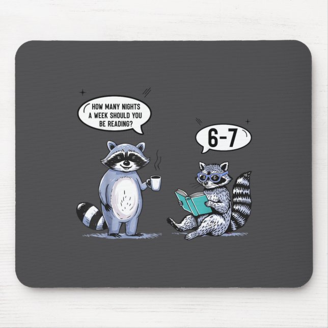 How Many Night A Week Should You 67 Reading Teache Mouse Pad (Front)