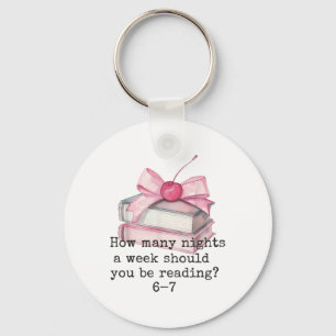How Many Night A Week Should You Be Reading 67 Mem Keychain