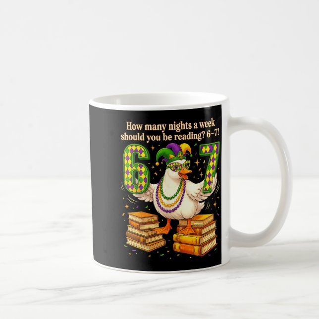 How Many Night A Week Should You Be Reading 67 Tea Coffee Mug (Right)