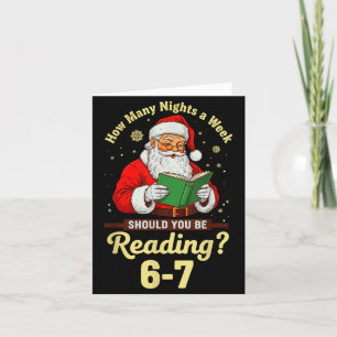 How Many Nights A Week Should You Be Reading 67 Ch Card