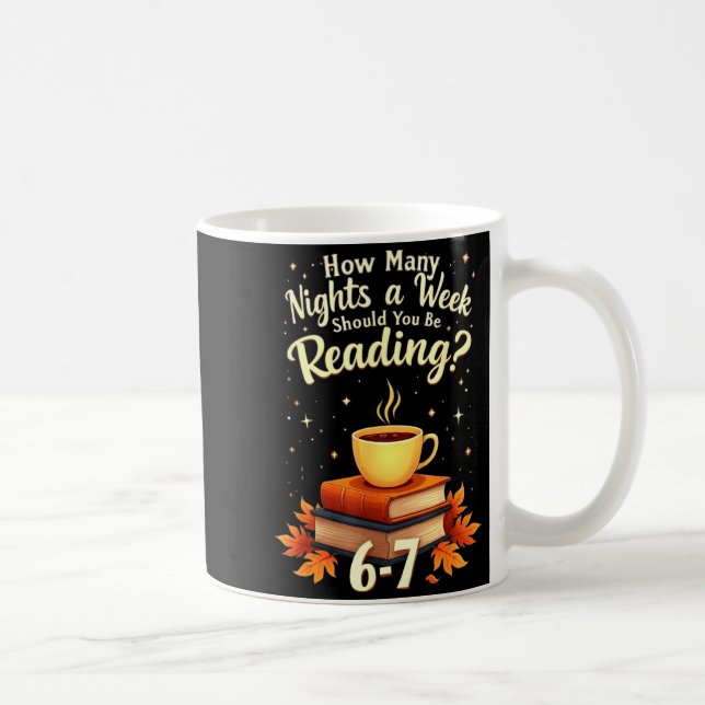 How Many Nights A Week Should You Be Reading 6 7 F Coffee Mug (Right)
