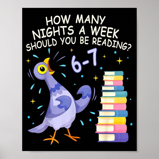 How Many Nights A Week Should You Be Reading 6–7 M Poster (Front)