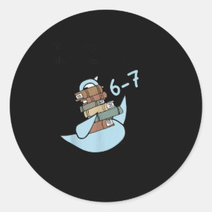 How Many Nights A Week Should You Be Reading 6-7 S Classic Round Sticker