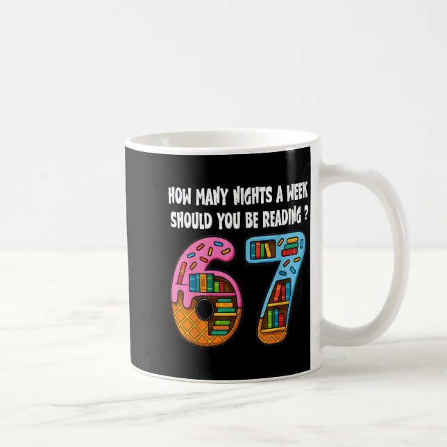 How Many Nights A Week Should You Be Reading 6-7 T Coffee Mug (Right)