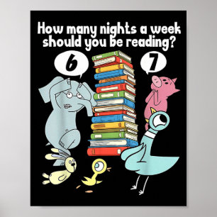How Many Nights A Week Should You Be Reading 6–7 T Poster