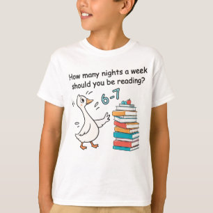 How Many Nights a Week Should You Be Reading 6-7 T-Shirt