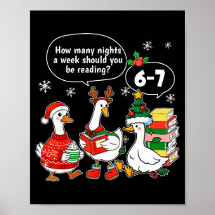 How Many Nights A Week Should You Be Reading 6-7 X Poster