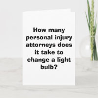 How many personal injury attorneys does it take...