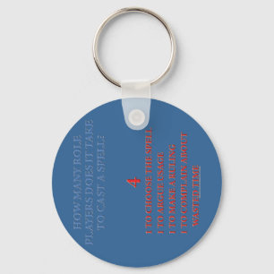 How Many Players to Cast a Spell Keychain