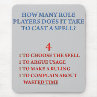 How Many Players to Cast a Spell Mouse Pad