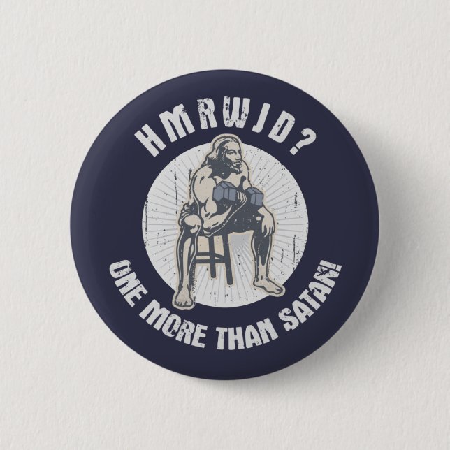 How Many Reps 2 Inch Round Button (Front)
