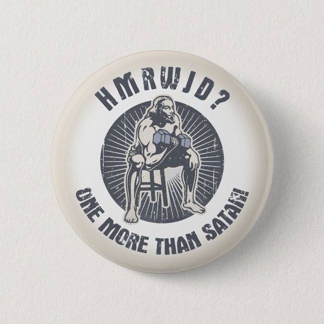 How Many Reps 2 Inch Round Button (Front)