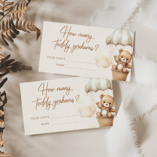 How many teddy grahams are in the jar boho enclosure card