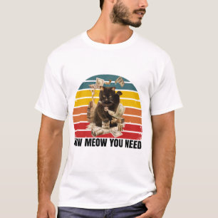 how meow you need money - gangsta cat T-Shirt