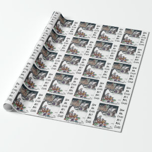 How Mr. & Mrs. Claus Met Wrapping Paper