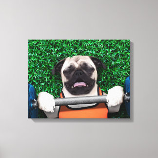 How Much Do you Bench Bro Canvas Print