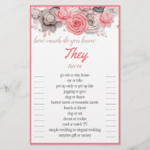 How much do you know They Card