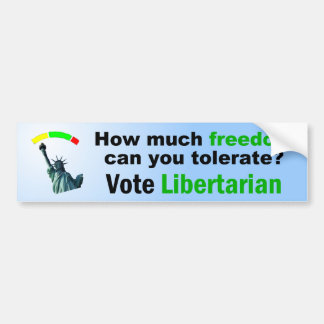 How Much Freedom? Bumper Sticker