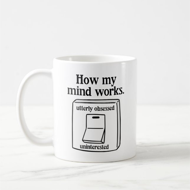 How My Mind Works Coffee Mug (Left)