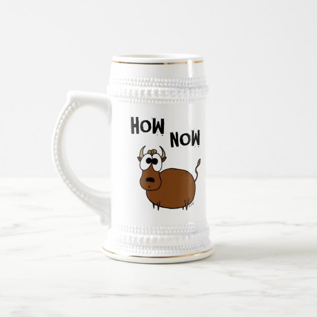 How Now Brown Cow Stein (Left)