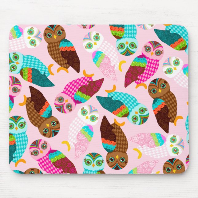 How Now Little Owl? Mouse Pad (Front)
