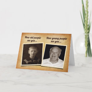 How People See You Funny Birthday Card for Him