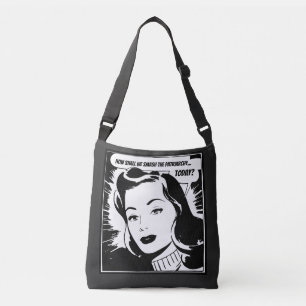 How shall we smash the patriarchy today?  crossbody bag