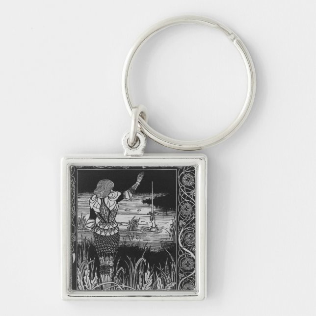 How Sir Bedivere Cast the Sword Excalibur Keychain (Front)
