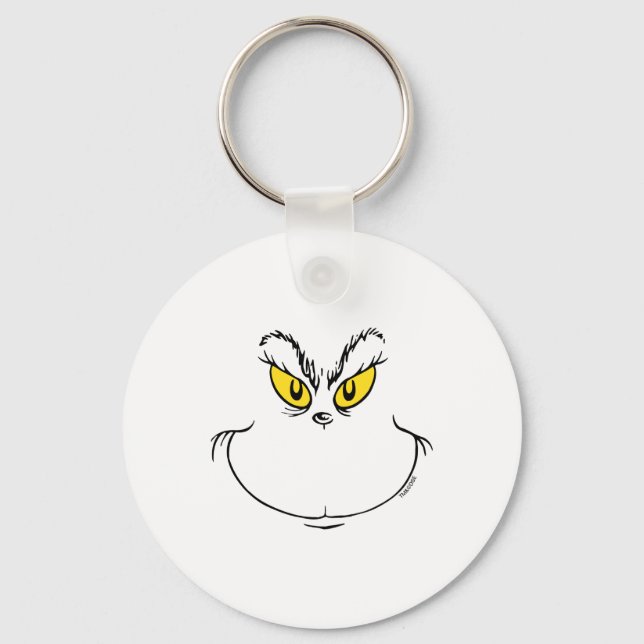 How Stole Christmas Face  Keychain (Front)