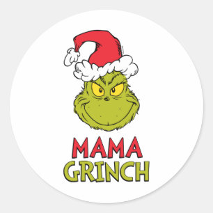 How Stole Christmas Mama  Classic Round Sticker