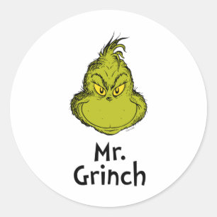 How Stole Christmas Mr  Classic Round Sticker