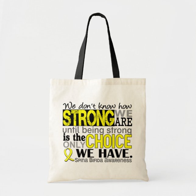 How Strong We Are Spina Bifida Tote Bag (Front)